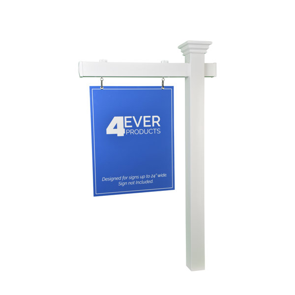 4EverProducts Mason Real Estate Sign Holder Post Wayfair